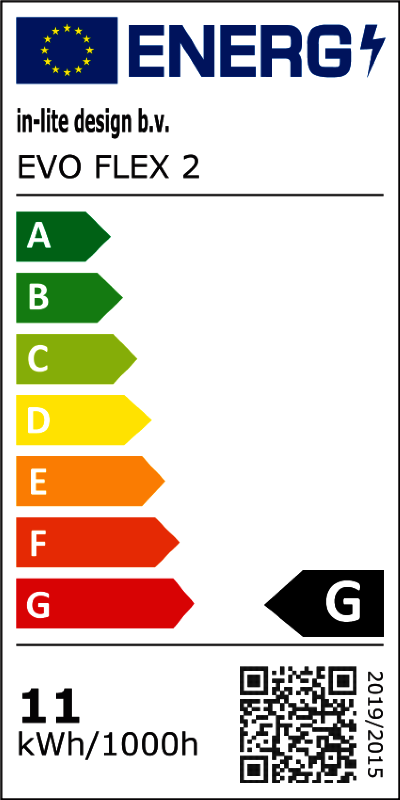 in-lite® EVO FLEX 2 12 V Energielabel