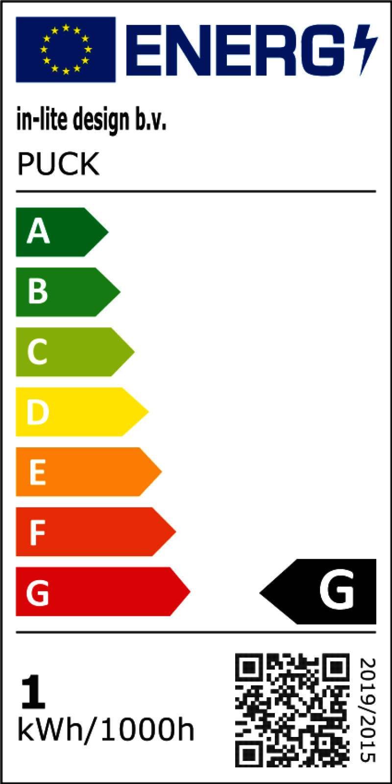 in-lite® PUCK Energielabel G