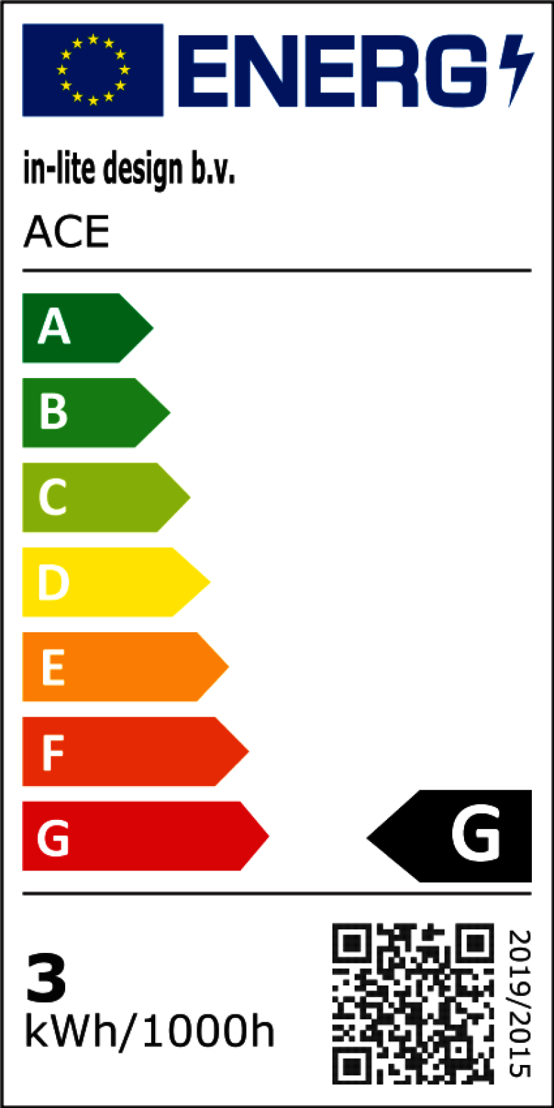 in-lite® DISC WALL 100-230 V Energielabel G