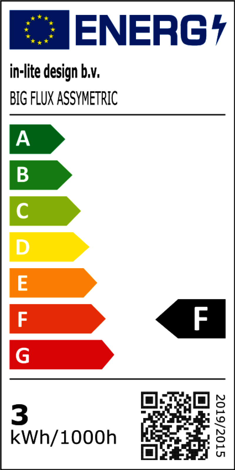 in-lite® BIG FLUX ASYMMETRIC Energielabel F