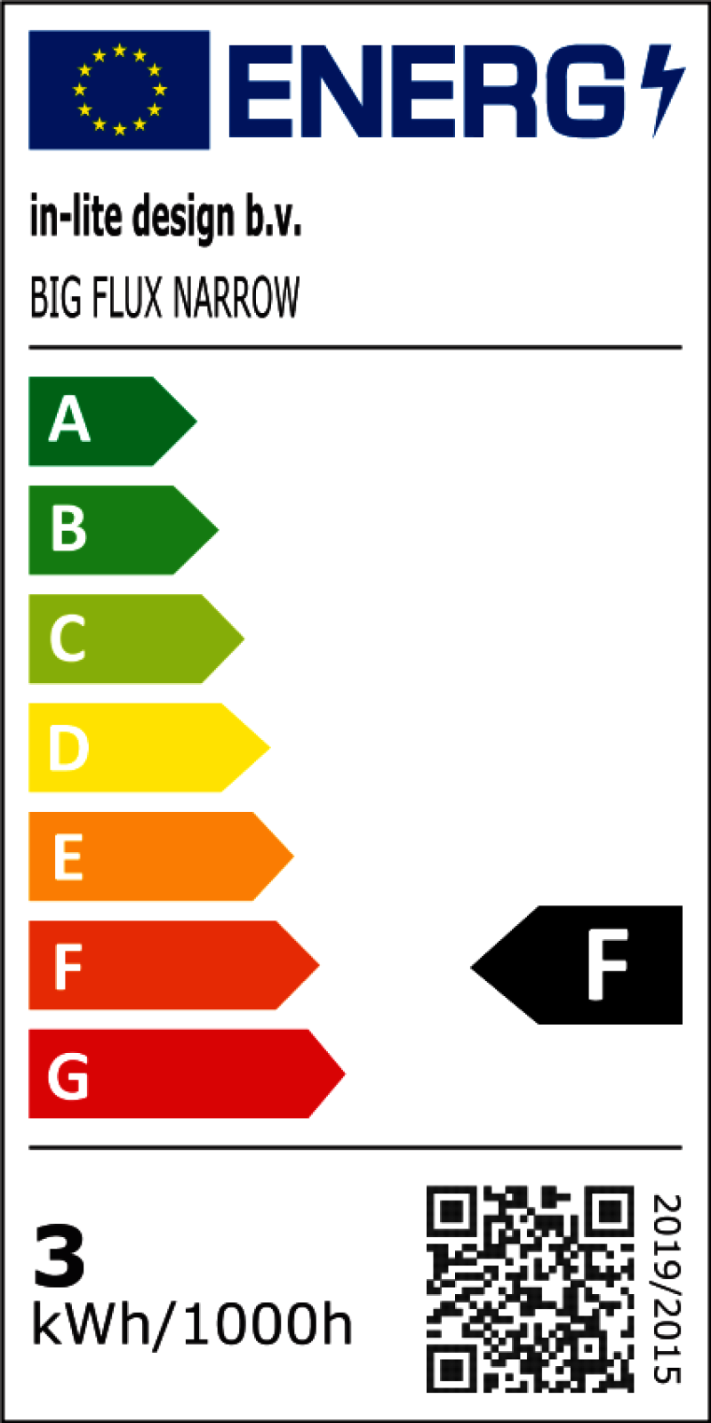 in-lite® BIG FLUX NARROW Energielabel F