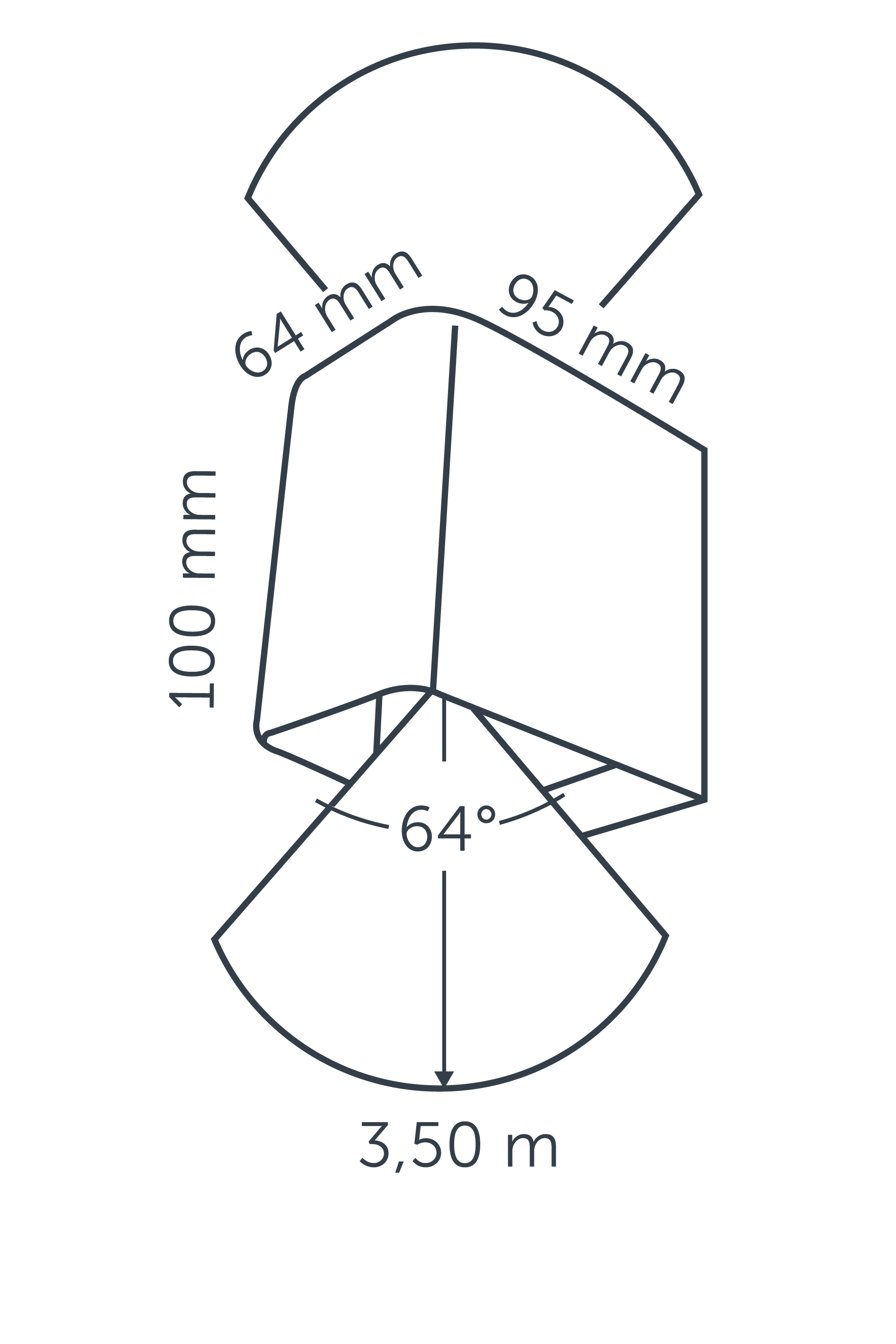 in-lite® ACE UP-DOWN FLAT GREY 12V