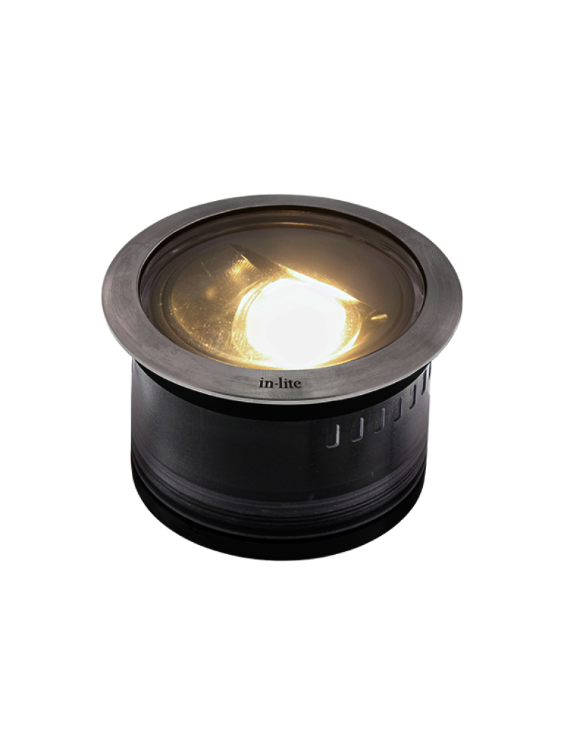 in-lite® LUNA mit Ring Stainless Steel seitlich