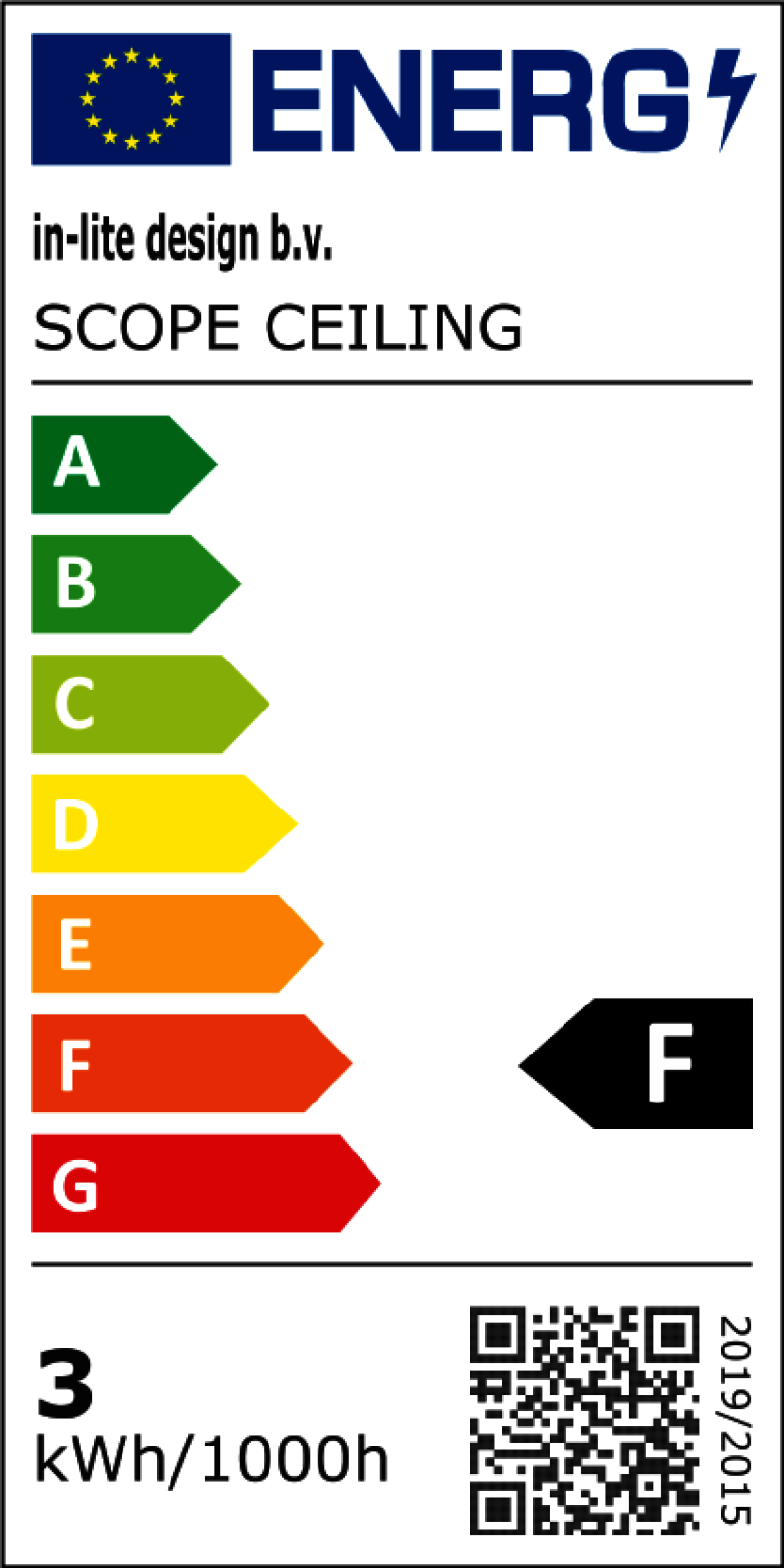 in-lite® SCOPE CEILING Energielabel F