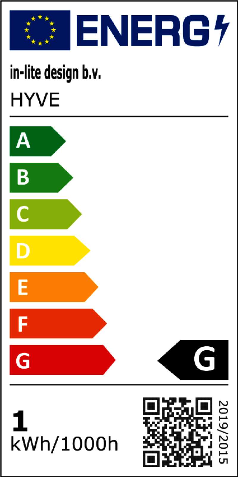 in-lite® HYVE Energielabel G